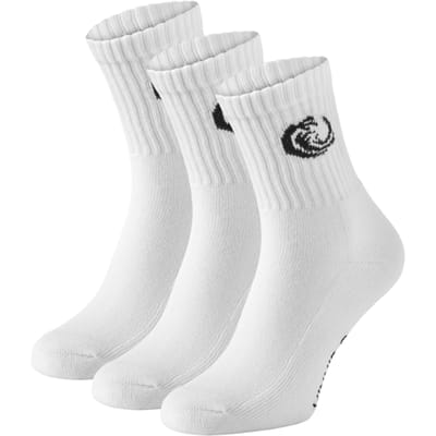 Vinnie-G Sportsokken Wit - 3 paar Witte Crew Sokken - Unisex - Maat 35/38