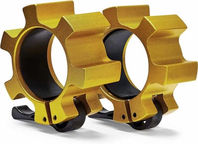 Halverklemmen Set - Veilige Clips - Kracht Training - Snelle Installatie - 50 mm - Goud