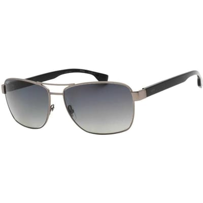 Hugo Boss Heren zonnebril gepolariseerd (Zilver)