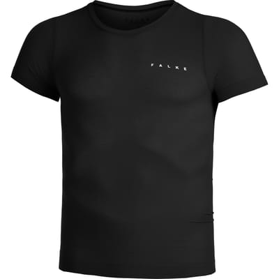 FALKE Ultralight Cool sneldrogend functioneel materiaal functioneel shirt met korte mouwen heren zwart - maat S
