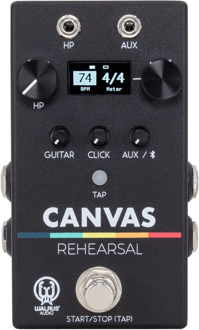 Walrus Audio Canvas Rehearsel - Hoofdtelefoon gitaarversterker met bluetooth - zwart