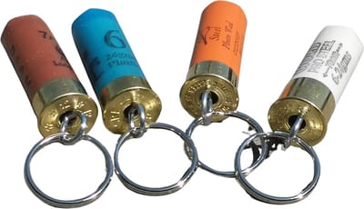 COBRA - sleutelhanger cal. 12 jachtpatroon - koper - Hand gemaakt - Van echt afgevuurde munitie - Jacht - Schietsport - Airsoft