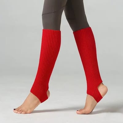 Warme Beenwarmers voor Winter – Lange Gebreide Kousen – Fitness, Yoga, Ballet & Latin Dance – Comfortabele Losse Sokken voor Vrouwen – Sport Sokken, Dans Beenwarmers, Yoga Accessoires