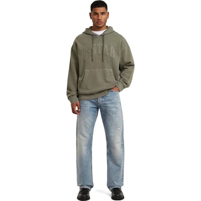 G-Star Applique Relaxed Hooded Sweater Turf Taglia: M | Felpe con cappuccio Outlet | Uomo