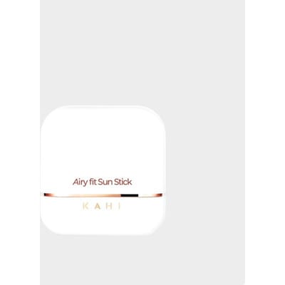 KAHI Airy Fit Sun Stick SPF50+ 14g Lichte UV-Bescherming Multi Balsem white