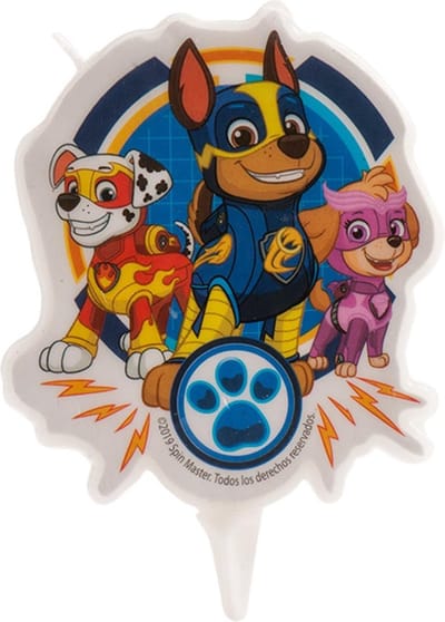 DEKORA - Paw Patrol personages verjaardagskaars