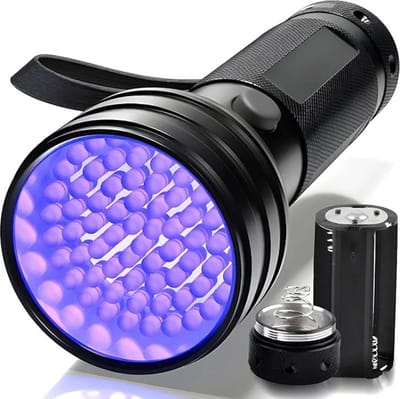 UV zaklamp - 395 nm - lekkage, urine, vlekken detector