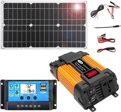 Zonnepaneel Kit - Off-grid Energie - Stroom Opwekken - Monokristallijn Paneel - 18W Paneel 30A Controller