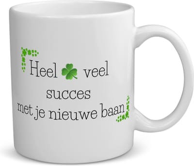 Akyol - afscheid collega cadeau - koffiemok - theemok - Collega - collega mok met opdruk - collega kado - collega afscheid - collega cadeautjes - collega cadeautjes verjaardag - leuk kado om te geven - 350 ML inhoud