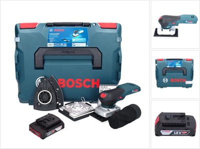 Bosch GSS 18V-13 accu vlakschuurmachine 18 V + 1x accu 2.0 Ah + L - zonder oplader