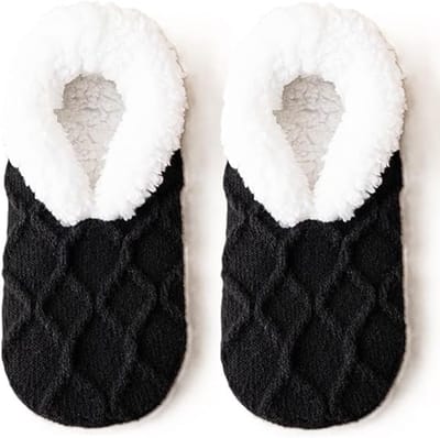 KZQ Dames Slippers Sokken Warme Winter Fleece Vloersokken Comfortabele Pantoffels Van Lamswol Superzacht Voor Thuis One Size Vrouwen En Meisjes