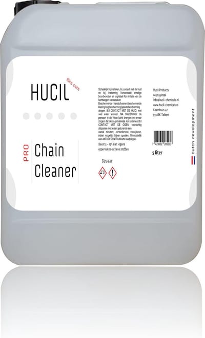 Kettingreiniger fiets - fietskettingreiniger - fietsketting reiniger - chain cleaner - kettingontvetter- ontvetter vloeistof 5 liter