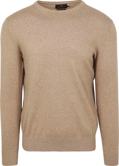 Steppin' Out Trui Cotton Cashmere Camel - Maat S - Heren - Pullovers