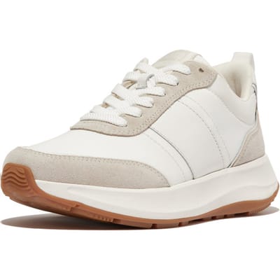 FitFlop FitFlop F-Mode Flow Sneaker - Nylon & Suede Mix WIT - Maat 43