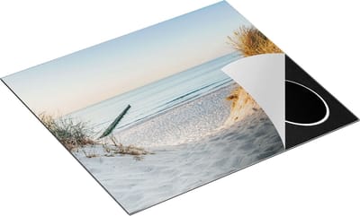 Chefcare Inductie Beschermer Voetpad naar Strand en Zee - 60x50 cm - Afdekplaat Inductie - Kookplaat Beschermer - Inductie Mat