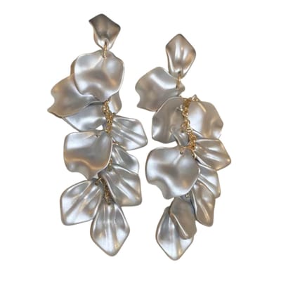 Oorbellen-Cyril -zilverkleur -metallic - Charme Bijoux