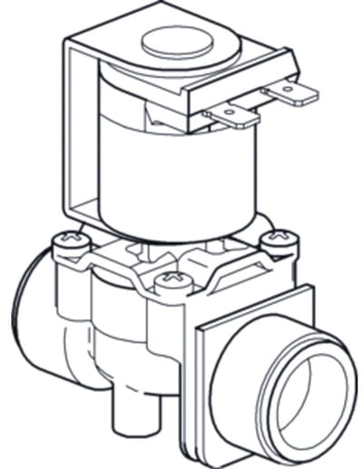 GROHE magneetventiel 43828 compleet voor infrarood-Electronic, 43828000
