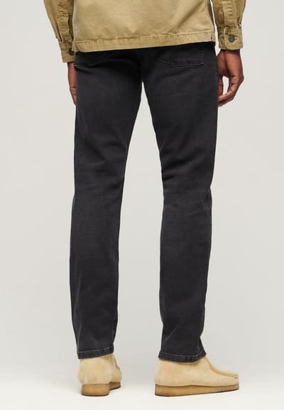 Superdry - Vintage slimfit jeans van biologisch katoen met rechte pijpen - Heren - Jeans