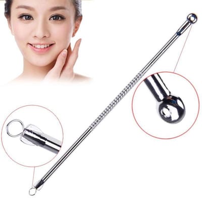 Blackhead Acne Killer Set - 5x RVS Comedomen Lepel / Comedonendrukker - Mee-eters Verwijderen