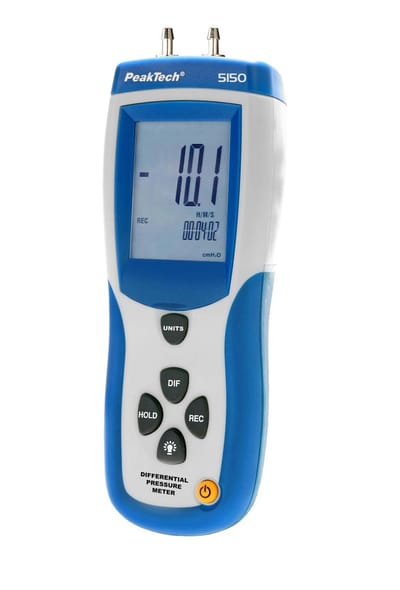 Peaktech 5150 -drukverschilmeter - met USB
