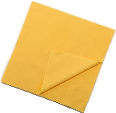 5 Stuks - Hoge kwaliteit -Microvezel brillen doekjes - Brillendoekjes - Microfiber - Bril schoonmaken - Brildoek - Kleur: oranje