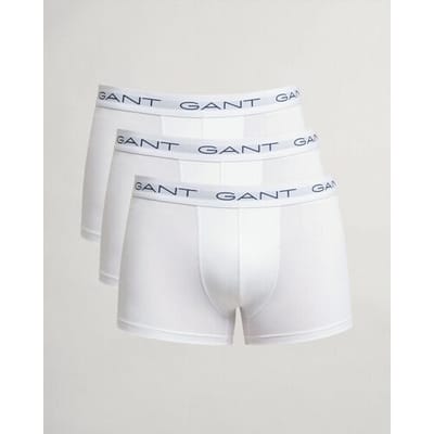 Gant Ondermode 3Pack Solid Color Trunks Wit / male
