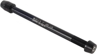 Fietsas Adapter - Roltrainer As - Binnen Fietsen - Hoge Sterkte - M12 x 1.0 - Zwart
