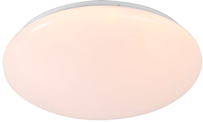 QAZQA iene - Moderne LED Plafondlamp - 1 lichts - Ø 33 cm - Wit - Woonkamer | Slaapkamer | Keuken