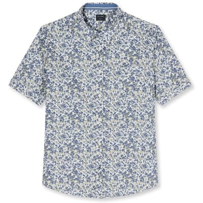 OLYMP Casual Overhemd, Regular Fit, Kent, Gebroken Wit