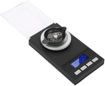 Dailygoods- Sieradenweegschaal hoge precisie 0,001 g - Digitale weegschaal - Draagbare mini - 6 eenheden conversie - Tarra- en kalibratiefunctie - Ultrahelder display