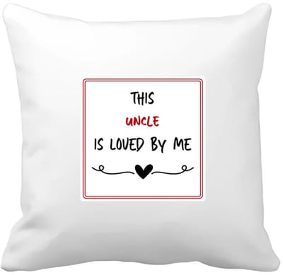Akyol - this uncle is loved by me Kussen hoes - Oom - iemand die houdt van zijn oom - verjaardag - cadeautje voor oom - oom artikelen - kado - geschenk - 40 bij 40 cm