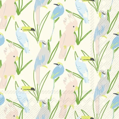 Servetten "Cara Blue/Green" 33x33 cm