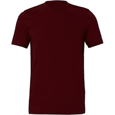 Bella+Canvas Unisex Heather CVC Short Sleeve Tee CV3001CVC - Heather Cardinal - XS