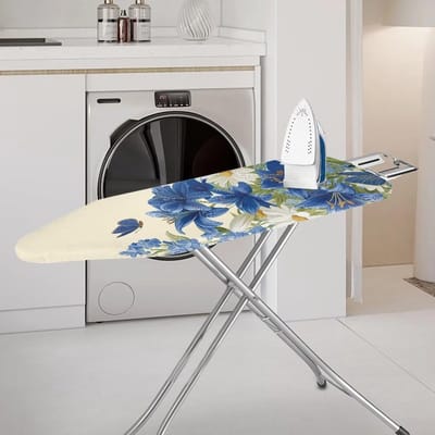 Strijkplankhoes - Strijkplankbeschermer - Efficiënt Strijken - Verstelbare Pasvorm - Universeel - Blauw