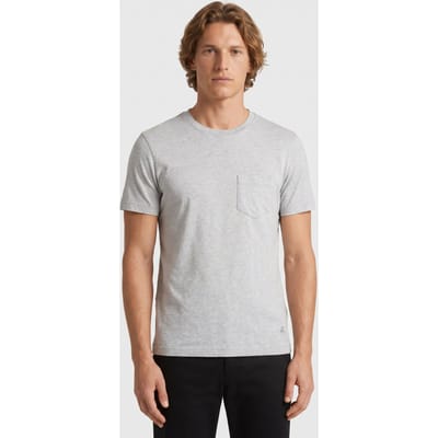 Brooks Brothers Supima Crewneck Cotton T-shirt Grey Maat: L | Basic T-Shirts Outlet | Heren | Grijs