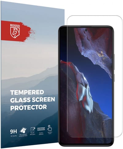 Rosso 9H Tempered Glass Screen Protector Geschikt voor Xiaomi Poco F5 Pro | Glasplaatje | Beschermlaag | Beschermglas | 9H Hardheid