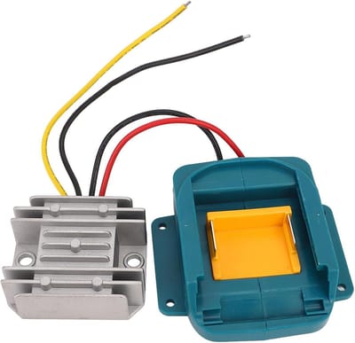 18V naar 12V spanningsomvormer met overbelastingbeveiliging - 10A 120W adapter voor 12V-apparaten