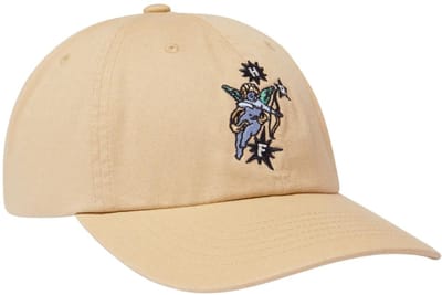 HUF Big Block Washed 6 Panel Sport Caps Beige