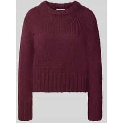 relaxed fit gebreide pullover met katoen-aandeel