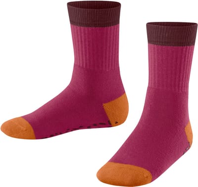 Esprit Cozy Memphis Noppen op de zool katoen huissokken kinderen pink - maat 23-26