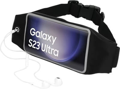 Mobiparts Comfort Fit Sport Belt geschikt voor Samsung Galaxy S23 Ultra - Zwart