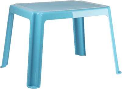 Plasticforte Kindertafel - kunststof - lichtblauw - 55 x 66 x 43 cm - camping - tuin - tafeltje