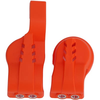 2 Stuks Motorfiets Voorvork Schoenhoes Onderste Vorkpoot Onderkant Beschermer voor XC XCF SX SXF XCW oranje