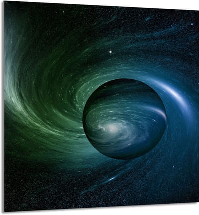 TMK ArtDeko - Serie Kosmos - Glazen Keukenpaneel - 60x65cm