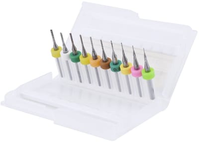Vingerfreessets - Eindfrezen - PCB graveren - Precisie tolerantie - 0.5-1.4 mm