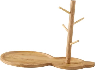 Houten Organizer - Sieradenhouder Bakje - Spullen Opbergen - Multifunctioneel Ontwerp - 29x26cm - Natuurlijk Hout