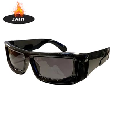 Bovista - Festival Bril - Rave - Space - Techno - Freaky Glasses - Heren - Dames - Zonnebril - Zwart