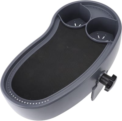 Badkuip Dienblad - Spa Tray - Ontspannen in Bad - Verstelbaar Anti-slip - 40x20cm - Zwart