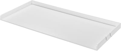 Wasmachine-Droger Werkblad, 137,2 x 68,6 cm Houten Werkblad met anti-slip Pads, Waterafstotend voor Organisatie en Opslag in de Wasruimte, meer Ruimte en Functionaliteit, Wit