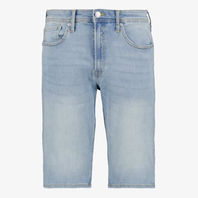 JJ REBEL heren denim short lichtblauw - Maat S